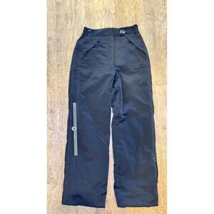 Rubicon Black Insulated Ski Pants Womens Size 10 Snowboard Winter Snow Trousers